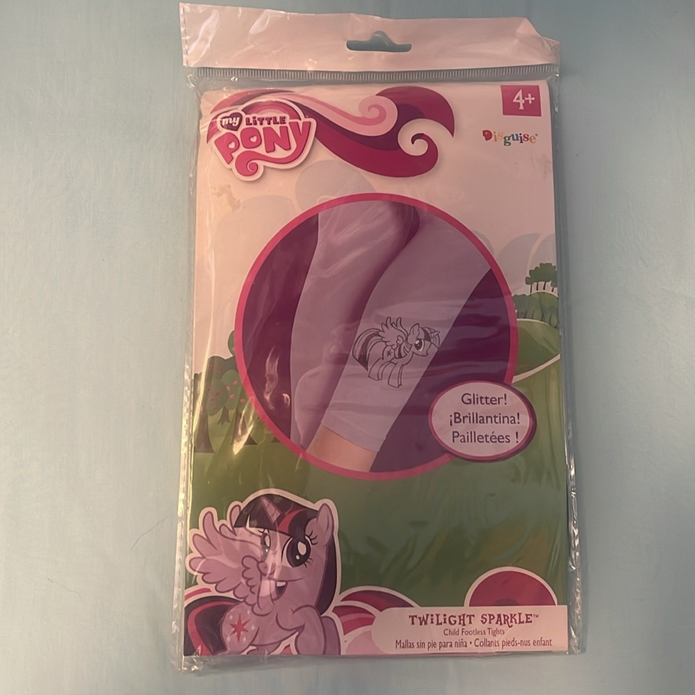 My Little Pony Twilight Sparkle Glitter Tights - Lavender